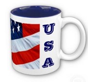 usa COFFEE Tazza caff� americano bandiera
